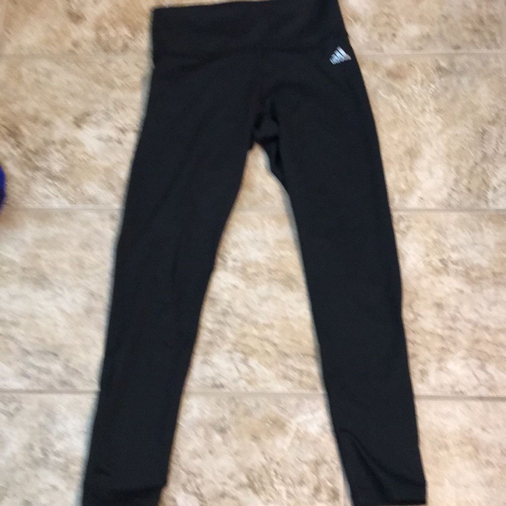 Adidas climalite high rise waist tights medium